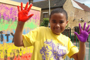 painted hands.jpg - "Grow Wild" with us!